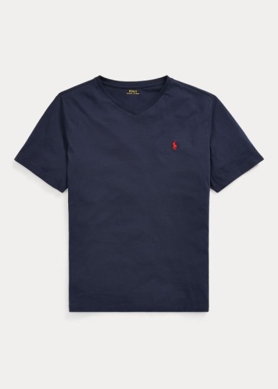 T Shirt Polo Ralph Lauren Classic Fit V-Neck Homem 60872-TRLQ